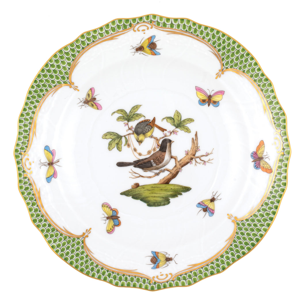 Herend Rothschild Bird Green Salad Plate