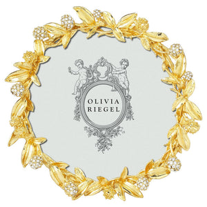 Olivia Riegel Gold Cornelia 4.5" Round Frame