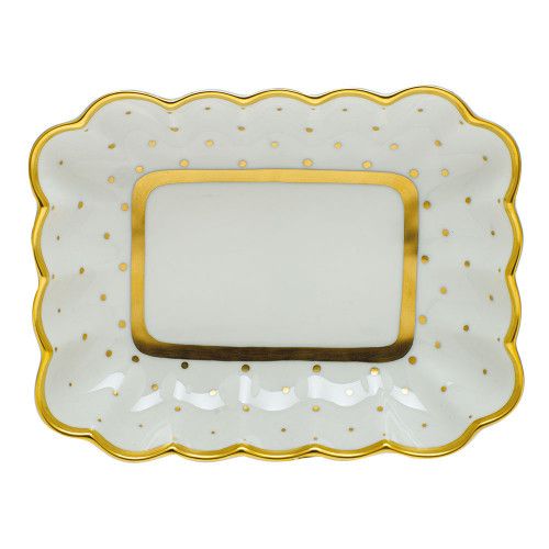 Herend Dots Oblong Dish
