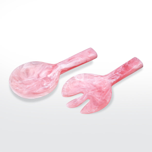 Jumbo Servers- Pink Swirl