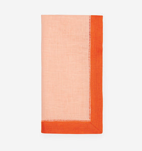 Roma S/4 Dinner Napkins Cameo/Tangerine