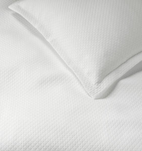 Sferra Rombo F/Q Coverlet, White