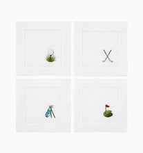 Load image into Gallery viewer, Sferra S/4 Golf Cocktail Napkins
