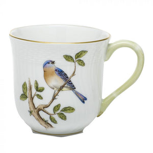 Herend Songbird Mug, Bluebird