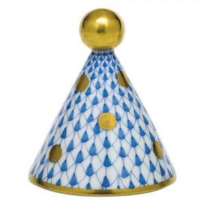 Herend Party Hat, Blue