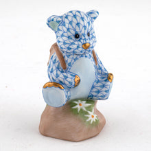 Load image into Gallery viewer, Herend Hiking Bear, Blue
