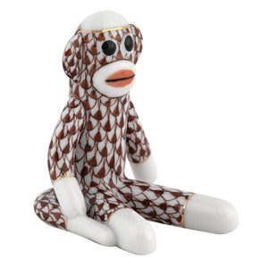 Herend Sock Monkey, Chocolate