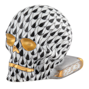 Herend Skull, Black