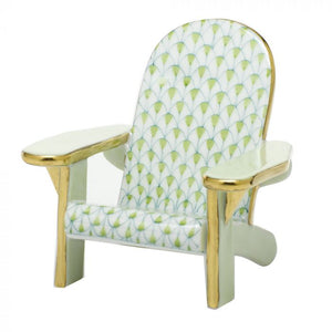 Herend Adirondack Chair, Key Lime