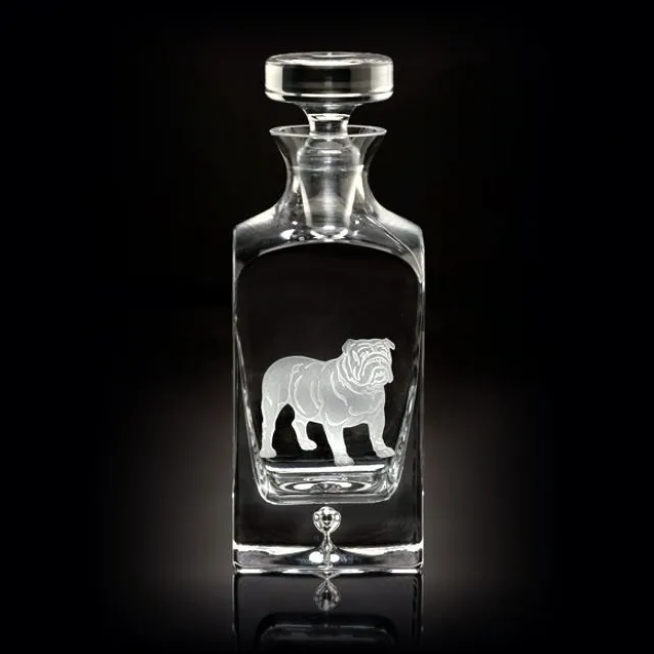 Bulldog Square Decanter