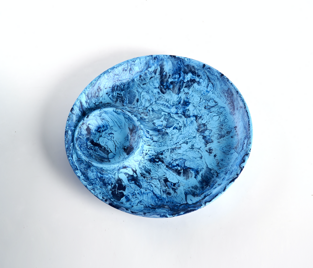 Chip n Dip- Blue Swirl