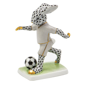 Herend Soccer Bunny, Black