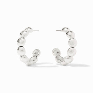 Medium Solara Nova Hoop, Silver