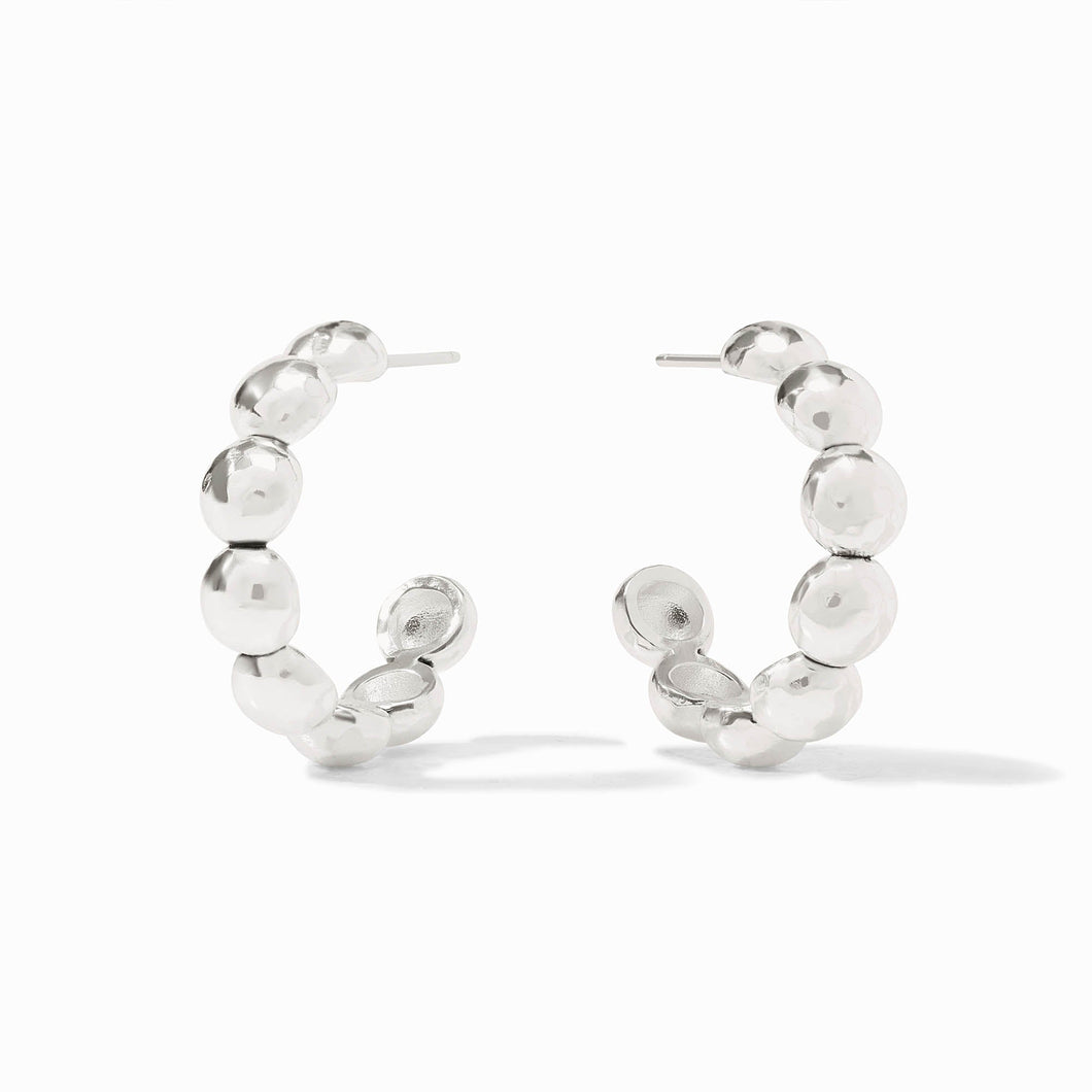 Medium Solara Nova Hoop, Silver