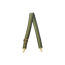 Load image into Gallery viewer, Clutch, Evergreen with Evergreen &amp; Pear Strap
