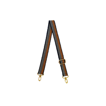 Load image into Gallery viewer, Clutch, Copper with Fog Blue &amp; Cinnamon Strap
