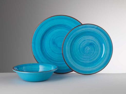 St Tropez Turquoise Dinner Plate
