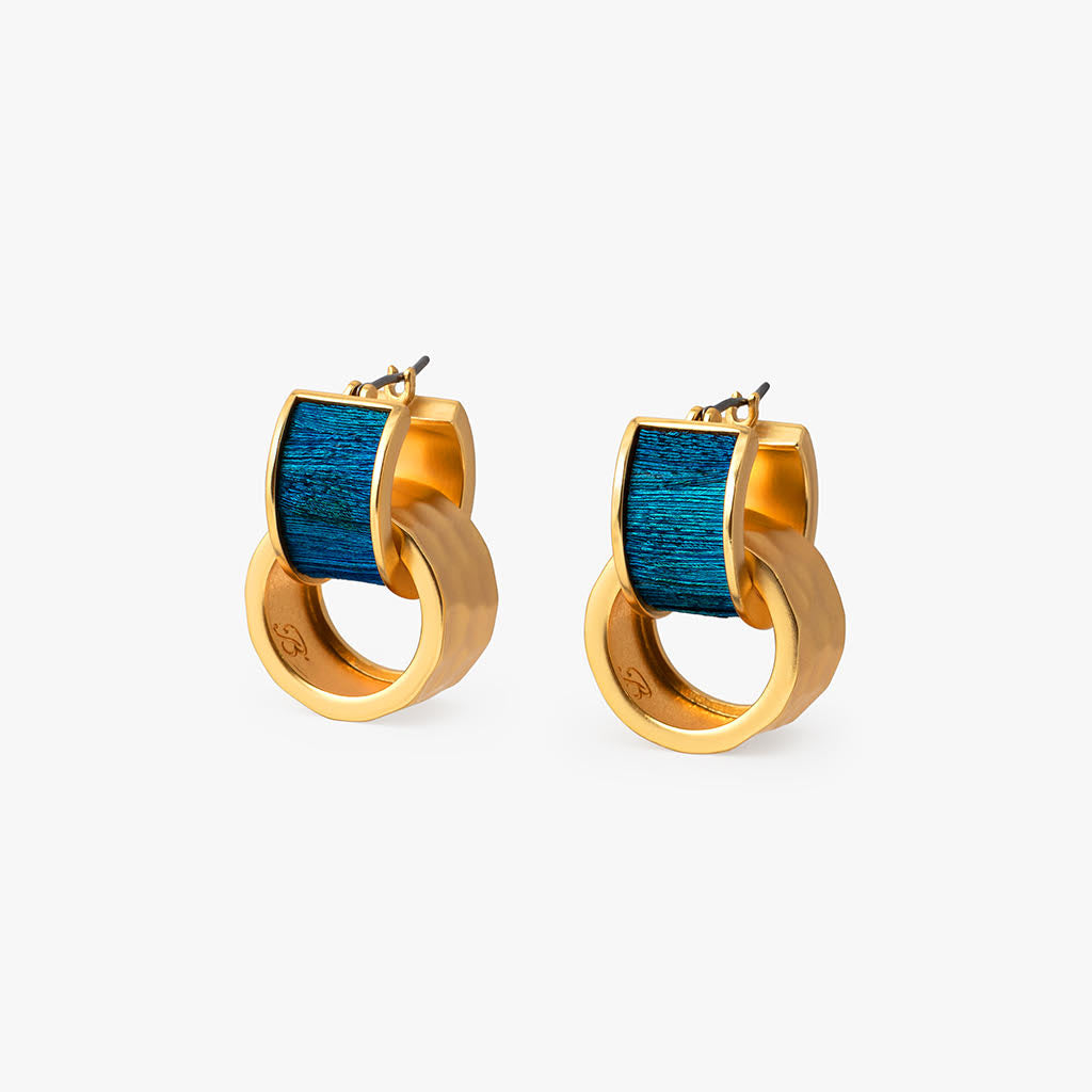 Brackish Eleuthera Two Piece Hoop Gold