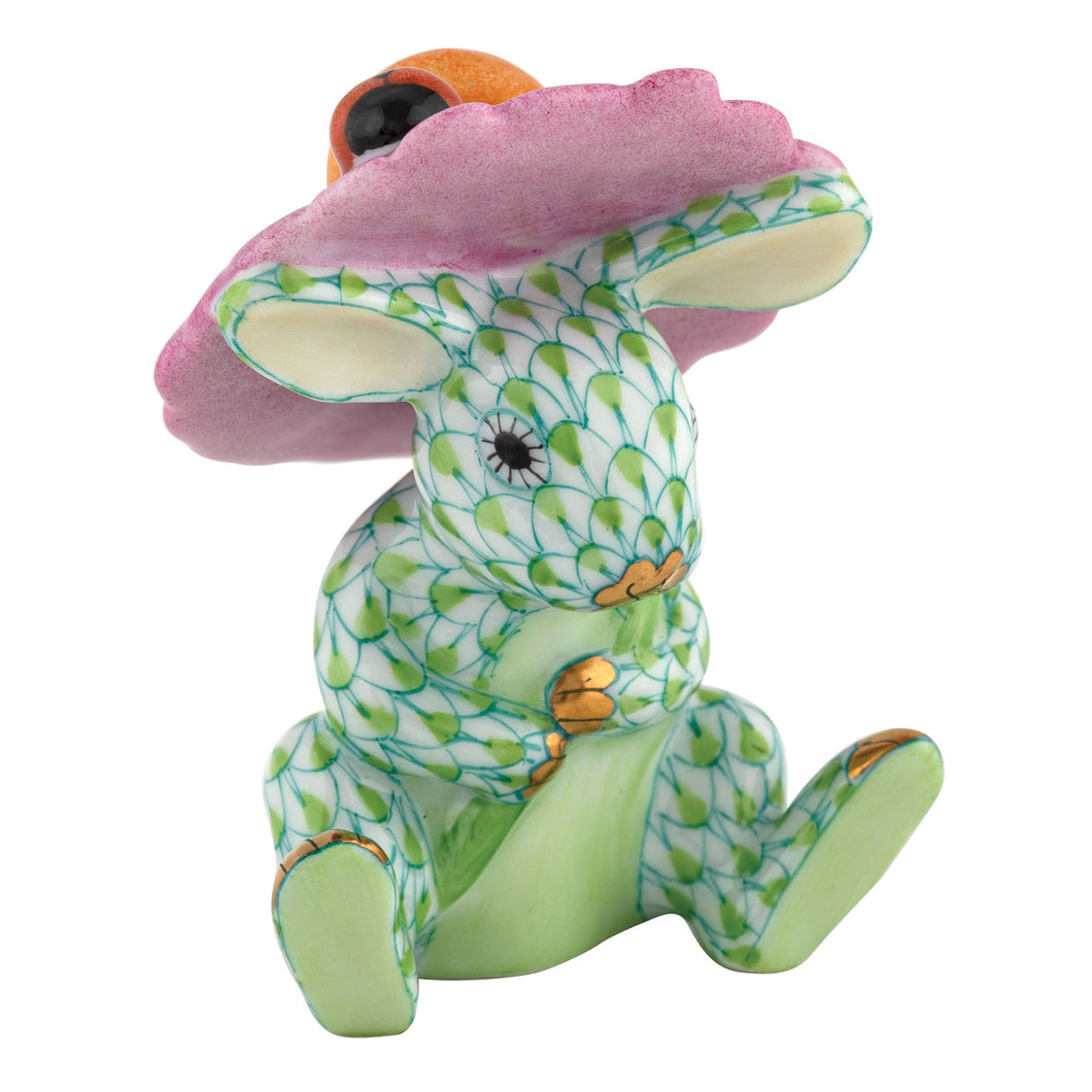 Herend Umbrella Bunny, Keylime