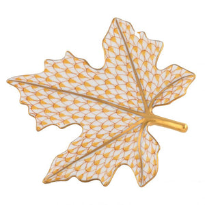 Herend Maple Leaf, Butterscotch