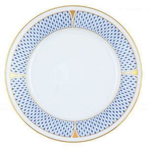 Herend Art Deco Blue Dinner Plate