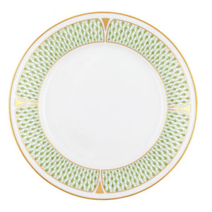 Herend Art Deco Green Salad Plate