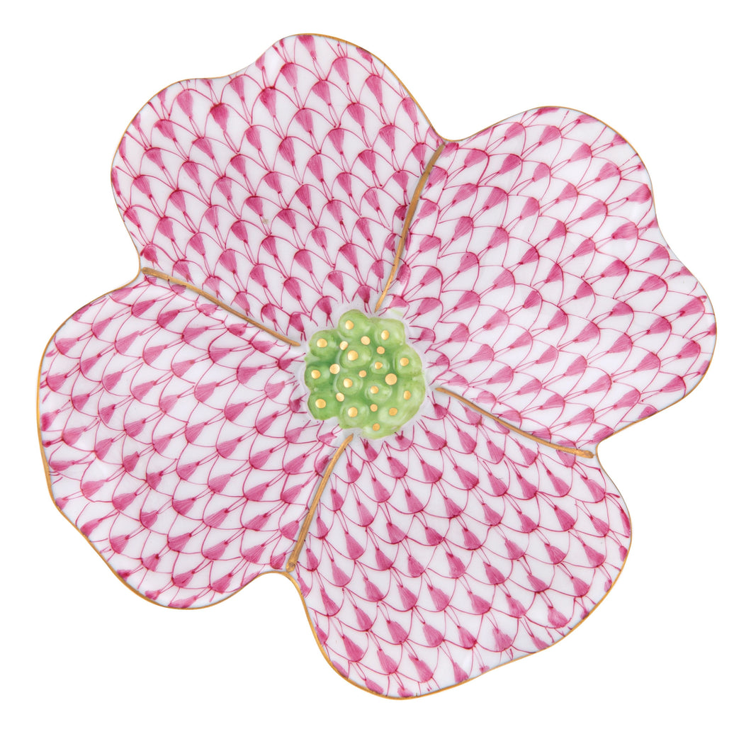 Herend Dogwood Flower, Raspberry
