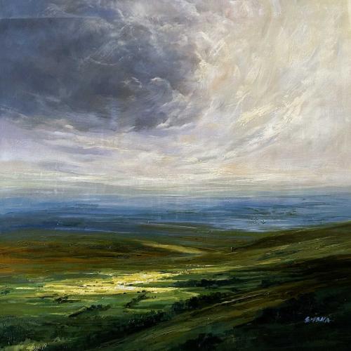 36x36 Valley Below II