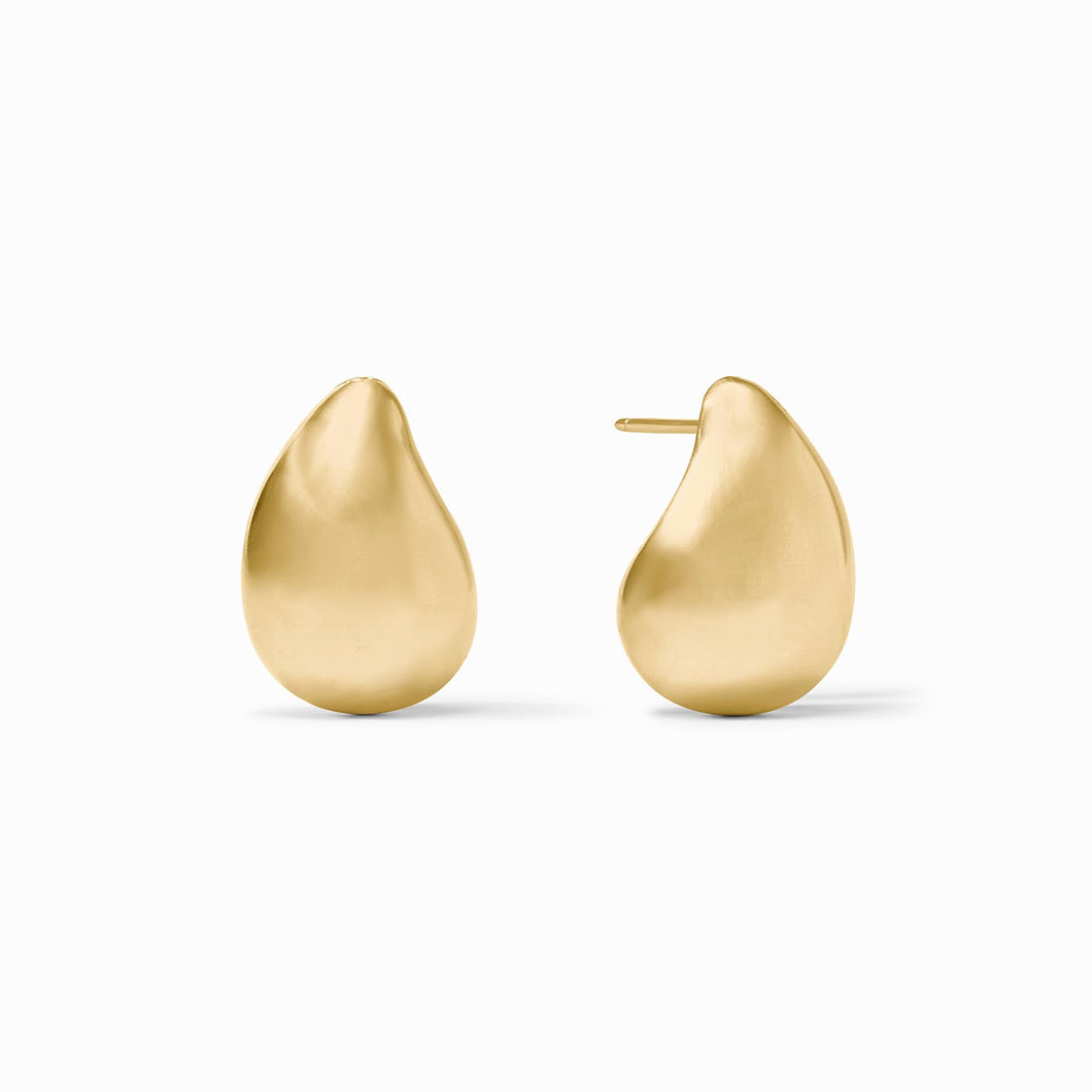 Wave Earring-Gold-S