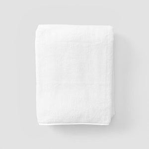 Weezie Signature Bath Towel, White on White