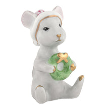 Load image into Gallery viewer, Herend Christmas Mouse, Raspberry
