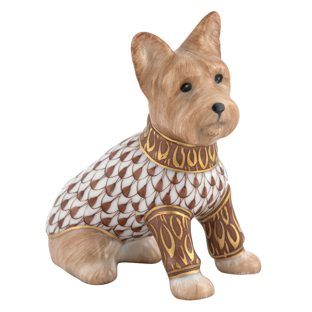 Herend Yorkshire Terrier, Chocolate