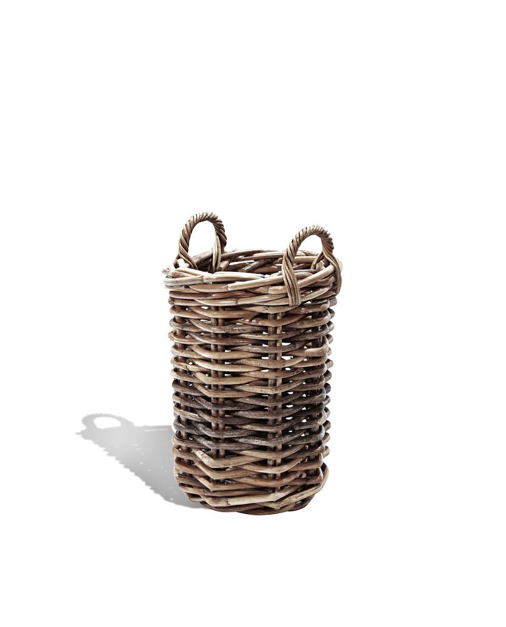St Tropez Small Rattan Round Basket
