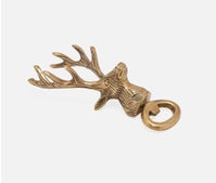 Theodore Bottle Opener Antique Brass