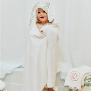 Weezie Percale Kids' Bunny Hooded Towel