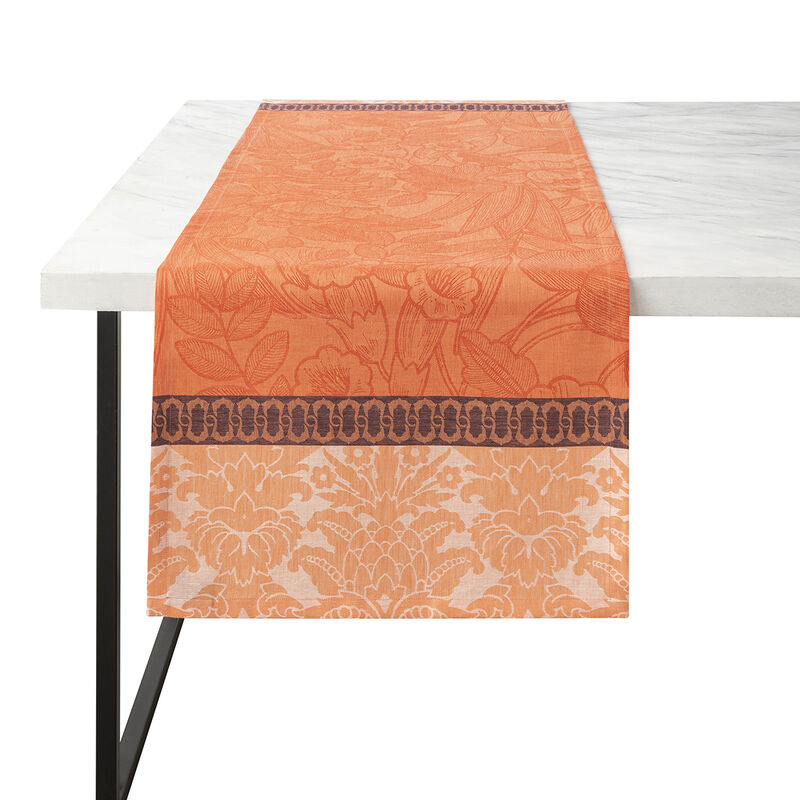 Le Jacquard Escapade Tropicale Orange Runner 20x59