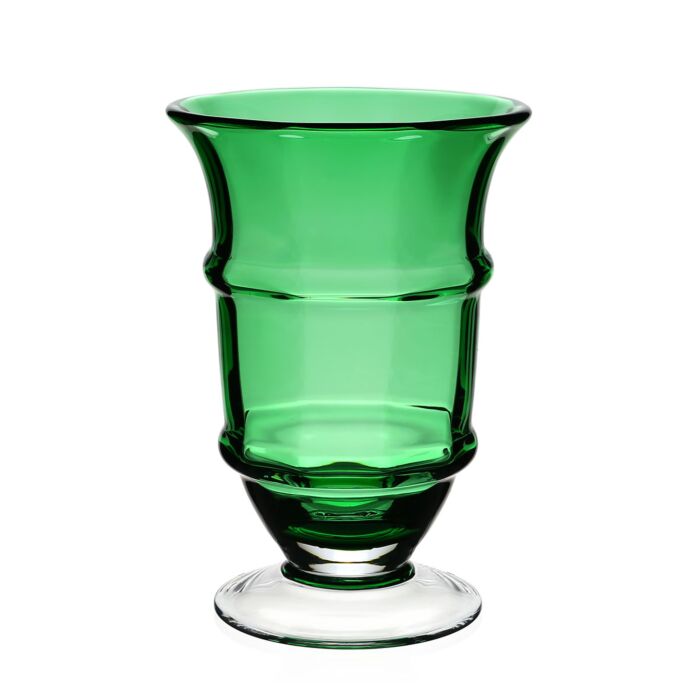 William Yeoward Apple Green Cotswold Footed Vase