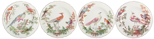 Mottahedeh Chelsea Bird Dessert Plate Set of 4
