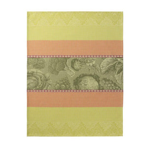 Le Jacquard Hand Towel Jardin Des Choux Green