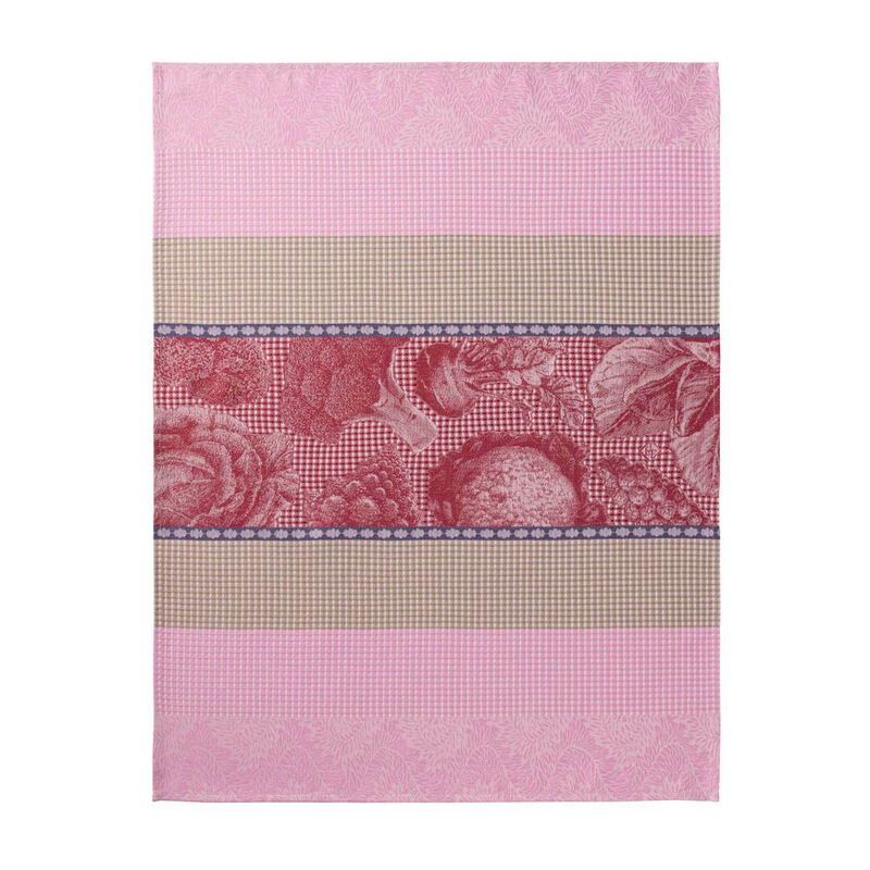 Le Jacquard Hand Towel Jardin Des Choux Pink
