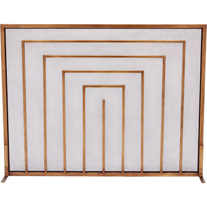 Dark Gold Niki Fireplace Screen