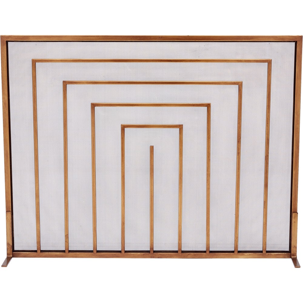 Dark Gold Niki Fireplace Screen