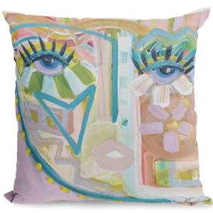 Be Hippie Chica 22x22 Pillow