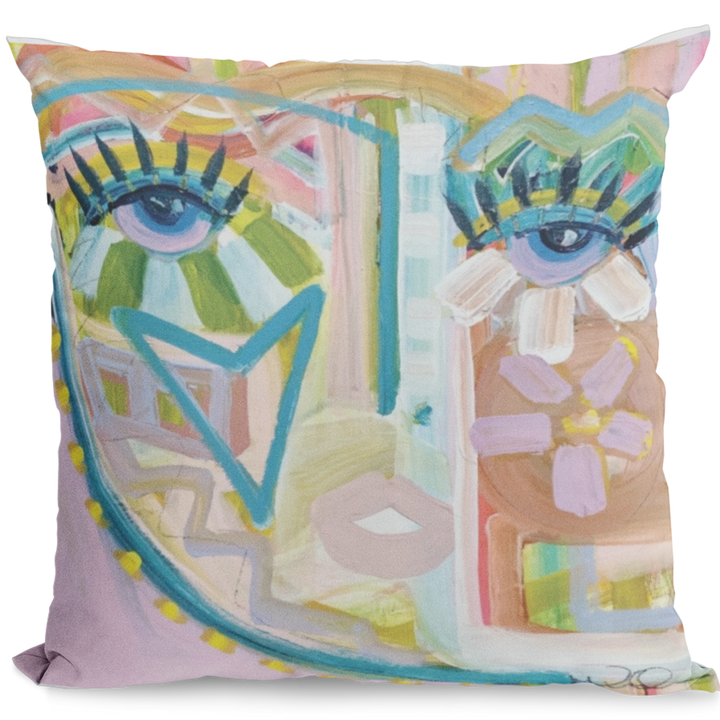 Be Hippie Chica 22x22 Pillow