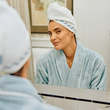 Load image into Gallery viewer, Weezie Embroidered Wave Hair Towel
