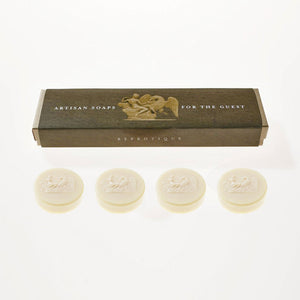 Cream Guest Soap Intaglio