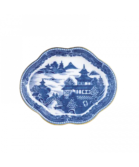 Mottahedeh Blue Canton Small Ring Tray