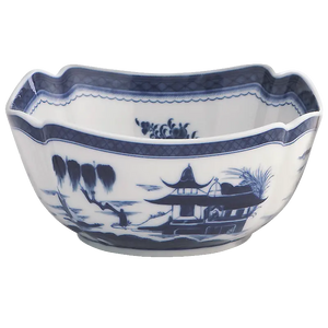 Mottahedeh Blue Canton Large Square Bowl