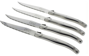 S/4 Laguiole Steak Knives with Bee, Aluminum