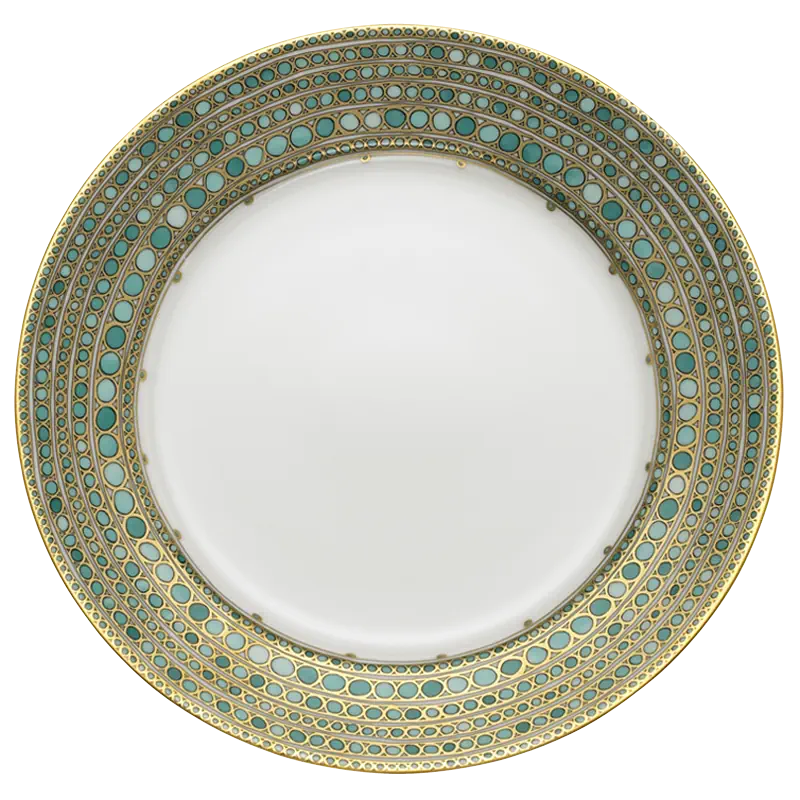 Mottahedeh Syracuse Turquoise Dinner Plate